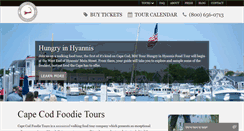 Desktop Screenshot of capecodfoodietours.com